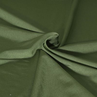 Tissu Lycra stretch Dynalis uni Vert kaki - Par 10 cm
