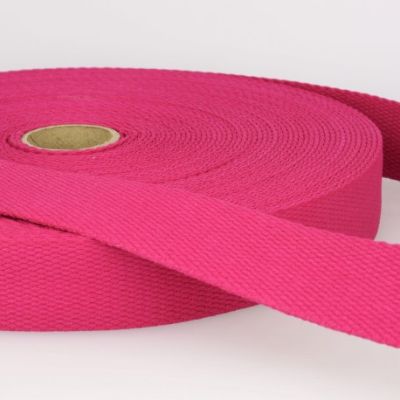 Sangle Coton 30 mm Rose Fushia x1m