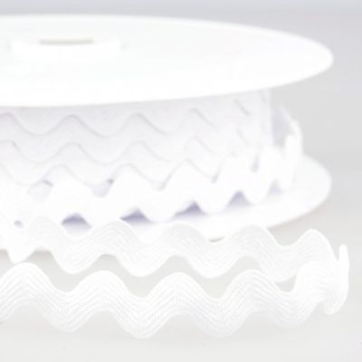 Serpentine tout textile 13 mm Blanc x1m