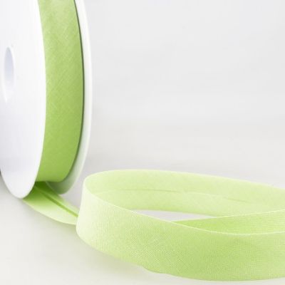 Biais replié tout textile 20 mm Vert x1m