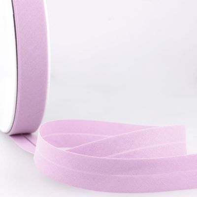 Biais replié tout textile 20 mm Violet pastel x1m
