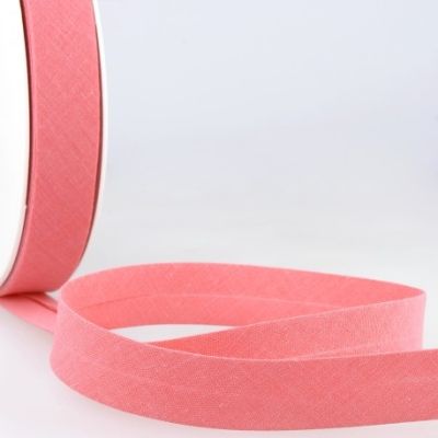 Biais replié tout textile 20 mm Rose thé x1m