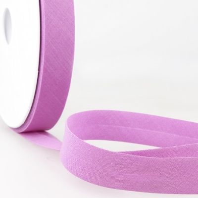 Biais replié tout textile 20 mm Violet pastel x1m