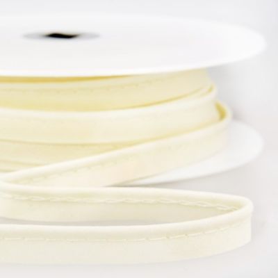 Passepoil tout textile 10 mm Ecru x1m