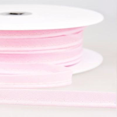 Passepoil tout textile 10 mm Rose clair x1m