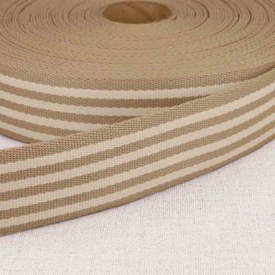 Sangle Polyester 40 mn Bicolore écru x 1m