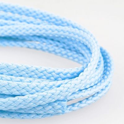 Cordon Tressé 5 mm - Bleu ciel x1m