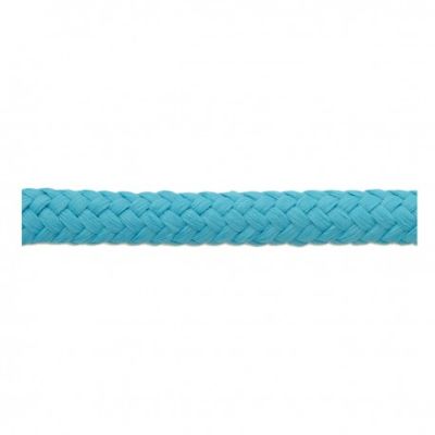 Cordon Tressé tubulaire 11 mm Bleu turquoise x1m