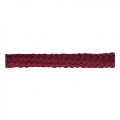 Cordon Tressé tubulaire 11 mm Bordeaux x1m