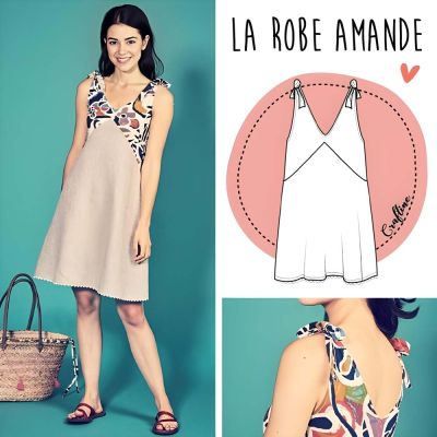 Patron Craftine Robe Amande