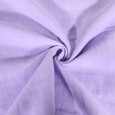 Tissu 100% Lin uni Lilas - Par 10 cm