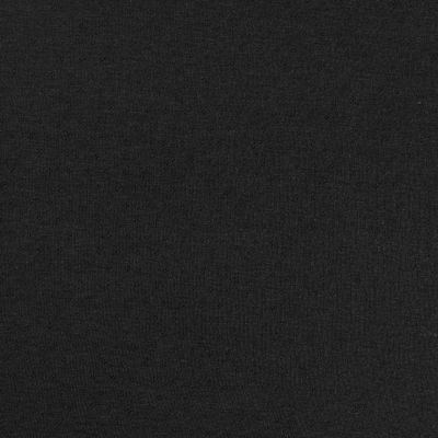 Tissu Jersey Coton ajouré uni Noir - Par 10 cm