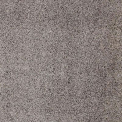 Tissu Fausse fourrure uni long poil uni Taupe - Par 10 cm