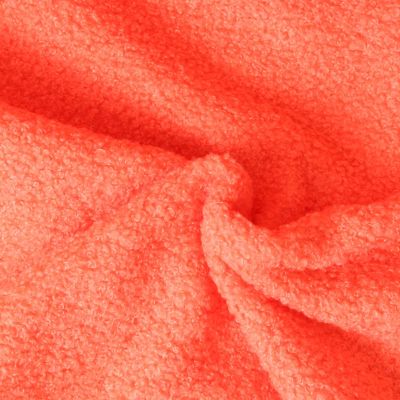Tissu Fausse fourrure Bouclette Tara uni Orange - Par 10 cm