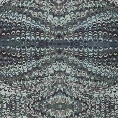 Tissu Jacquard lurex Argenyx métalisé sur fond Gris anthracite - Par 10 cm