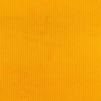 Tissu Velours Grosses côtes Jaune x10cm