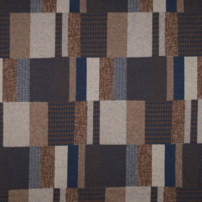 Tissu Jersey Milano Cynthi sur fond Marron - Par 10 cm