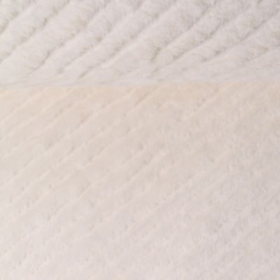 Tissu Fausse fourrure Frigg uni  Blanc - Par 10 cm