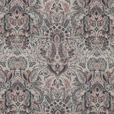 Tissu Toile de Coton Léo sur fond Naturel - Par 10 cm