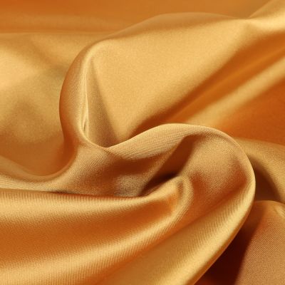 Tissu Satin Duchesse extensible Doré - Par 10 cm