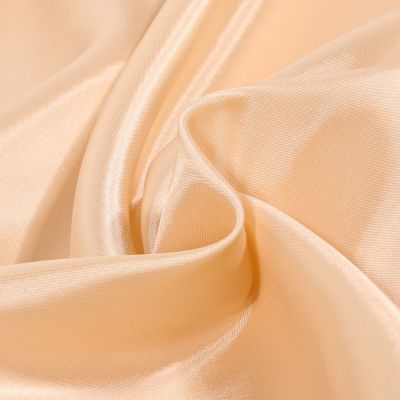 Tissu Doublure Pongé uni Rose saumon - Par 10 cm