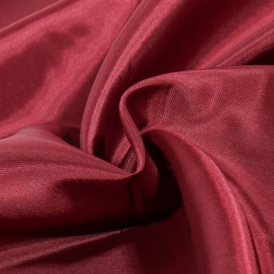Tissu Doublure Pongé uni Bordeaux - Par 10 cm