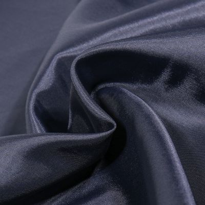 Tissu Doublure Pongé uni Bleu marine - Par 10 cm