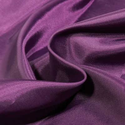 Tissu Doublure Pongé uni Prune - Par 10 cm