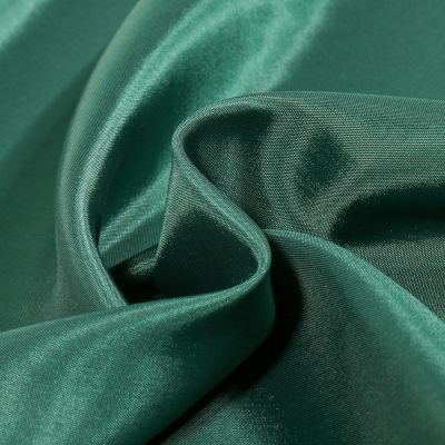 Tissu Doublure Pongé uni Vert sapin - Par 10 cm