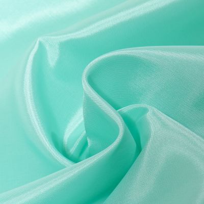 Tissu Doublure Pongé uni Vert menthe - Par 10 cm