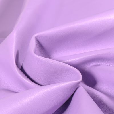 Tissu Simili cuir souple et épais uni Roma Lilas - Par 10 cm