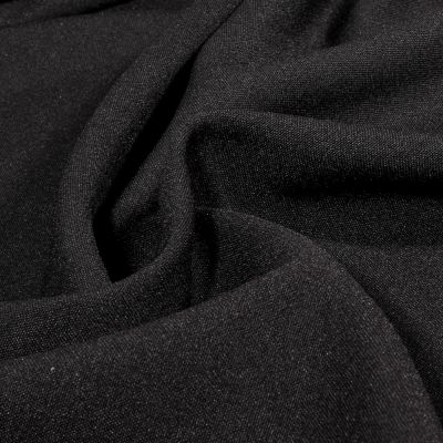 Tissu Burlington uni Noir - Par 10 cm