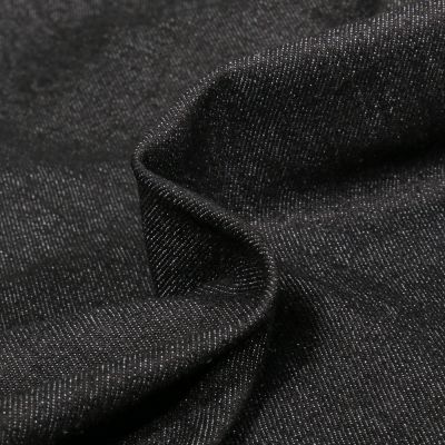 Tissu Jean stretch Craftine Noir - Par 10 cm
