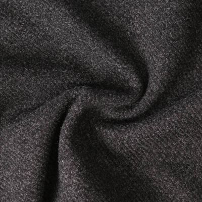 Tissu Polyviscose touché Cachemire Gris anthracite chiné - Par 10 cm