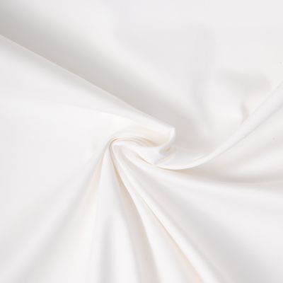 Tissu Gabardine Stretch Ecru - Par 10 cm