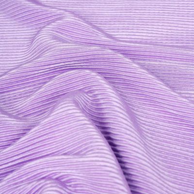 Tissu Plissé uni Parme - Par 10 cm