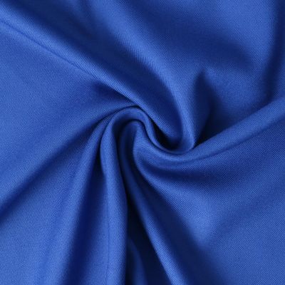 Tissu twill Bamboo et polyester recyclé Bleu roi - Par 10 cm