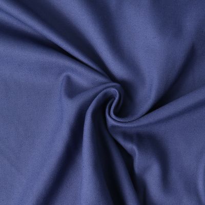 Tissu Gabardine extensible Bambou recyclé Aelys Bleu indigo - Par 10 cm