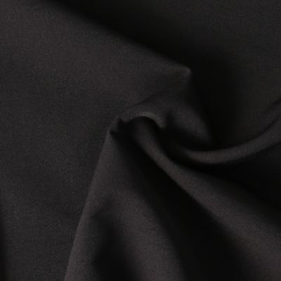 Tissu Crêpe Scuba extensible Nayeli uni Noir - Par 10 cm