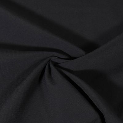 Tissu Coupe-Vent uni Noir - Par 10 cm