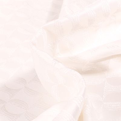 Tissu Jacquard Candice sur fond Blanc - Par 10 cm