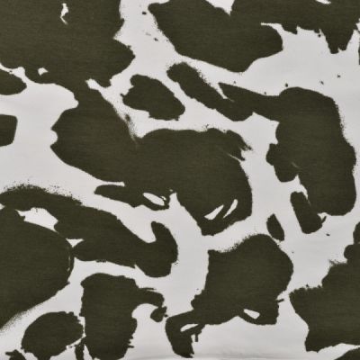 Tissu Sweat léger French Terry Jojo sur fond Noir - Par 10 cm