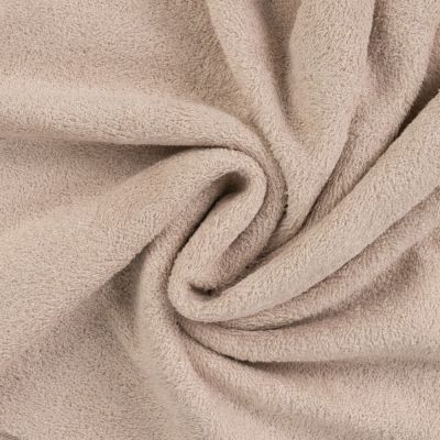 Tissu Eponge Bébé Bambou Tout doux Beige - Par 10 cm