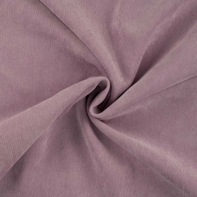 Tissu Velours milleraies uni Vieux rose - Par 10 cm