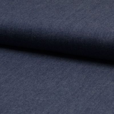 Tissu Chambray Coton Craftine Bleu marine - Par 10 cm