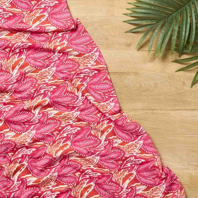 Tissu Viscose Craftine Gipsy fuchsia - Par 10 cm