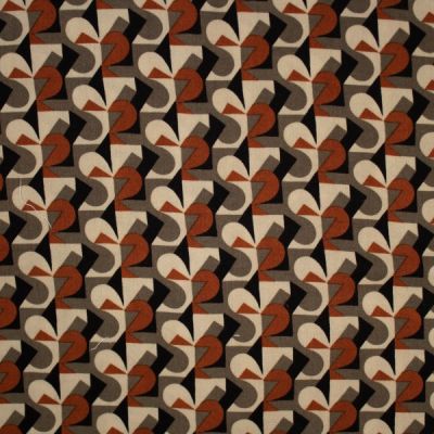 Tissu Viscose Twill Papier peint sur fond Bordeaux - Par 10 cm