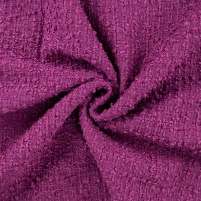 Tissu Bouclette Coco uni Violine - Par 10 cm