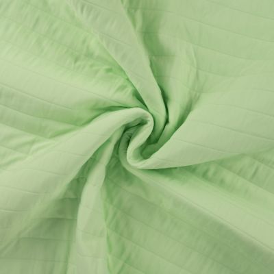 Tissu Coupe-Vent Matelassé uni Vert menthe - Par 10 cm