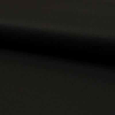 Tissu Gabardine Allegra légère extensible uni  Noir - Par 10 cm